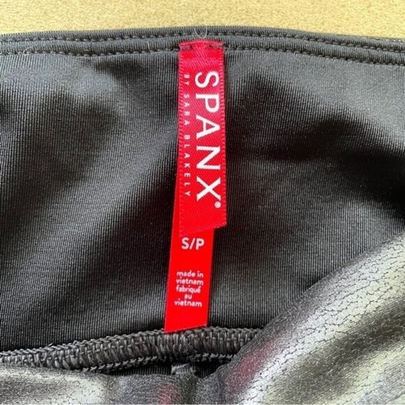 Spanx Black Faux Leather Leggings - XS/S - Picture 4 of 8